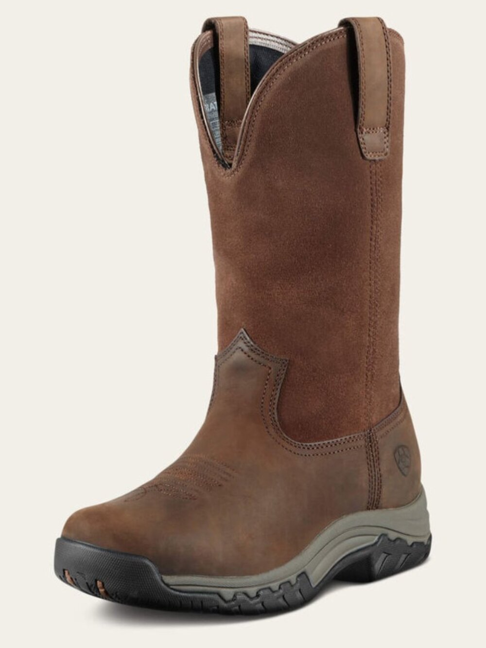 ARIAT Terrain Pull-On Waterproof Boots Distressed Brown Women's Size 8